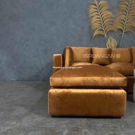 sofa minimalis samona l seater