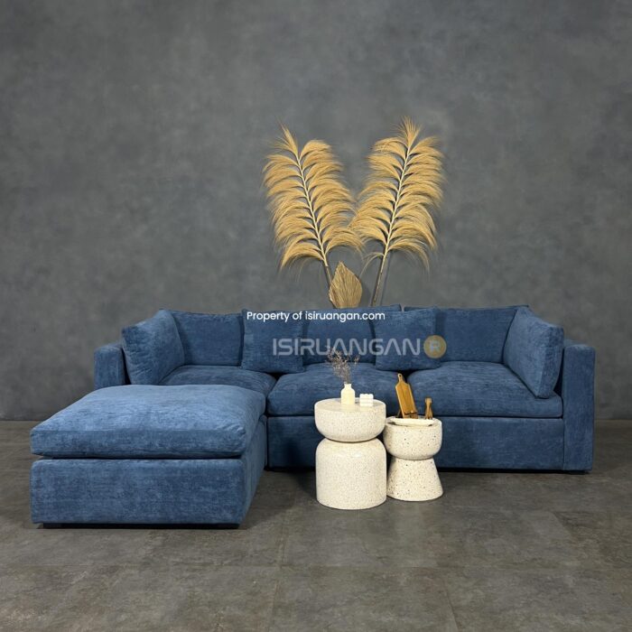 sofa minimalis samona l seater
