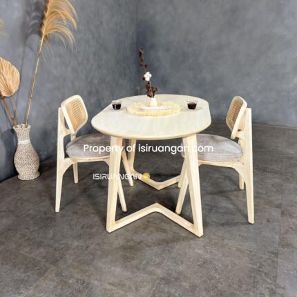 meja makan minimalis orazio oval