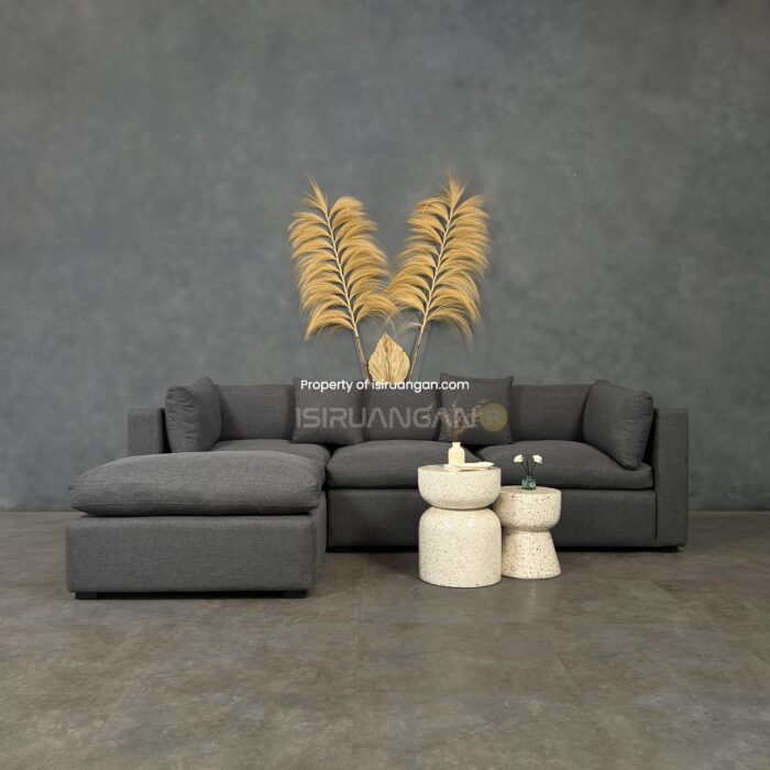 sofa minimalis samona l seater