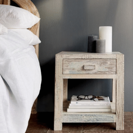 Frame Short Bedside Table